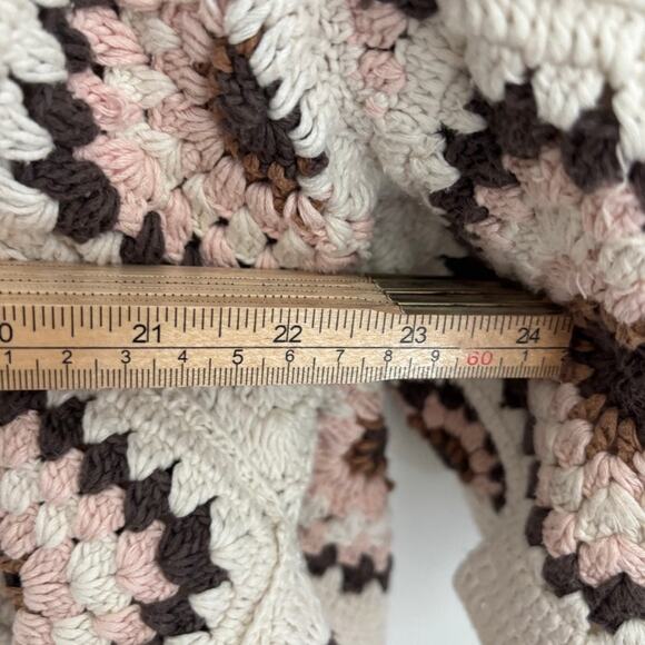 NWOT Andersen & Lauth Anthropologie Crochet Knit Cardigan Bell Sleeve OS - Picture 6 of 7